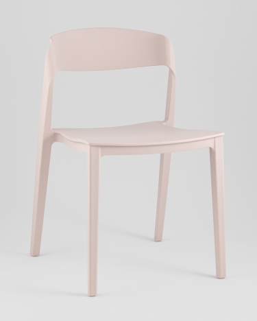 Стул Stool Group Moris пластик нежно-розовый