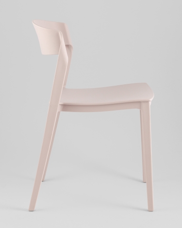 Стул Stool Group Moris пластик нежно-розовый