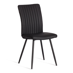 Стул обеденный Tetchair Monte Carlo TREND, экокожа, черная, 49х51х93 см
