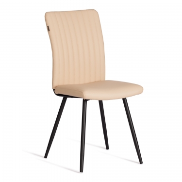 Стул обеденный Tetchair Monte Carlo TREND, экокожа, бежевая, 49х51х93 см