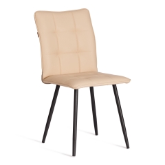 Стул обеденный Bari Tetchair Bari LT, экокожа, бежевая, 41х55х89 см