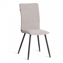 Стул обеденный Tetchair La Rousse NEW, ткань рогожка, серый/черный, 3M 16/2, 45x55x93 см