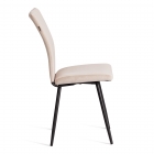 Стул обеденный Tetchair Monte Carlo TREND, велюр, бежевый/черный, 7, 49х51х93 см