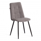 Стул обеденный Tetchair Asti TREND, велюр, серый/черный, 29, 47х54х86 см
