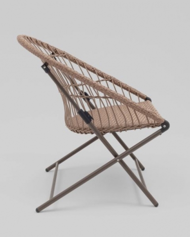 Комплект складной мебели для сада Stool Group Soley коричневый