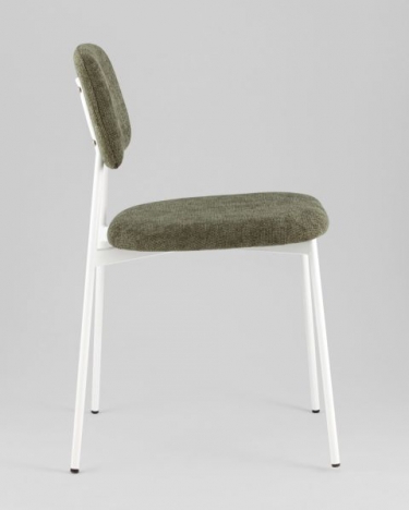 Стул Stool Group Chao зеленый белые ножки