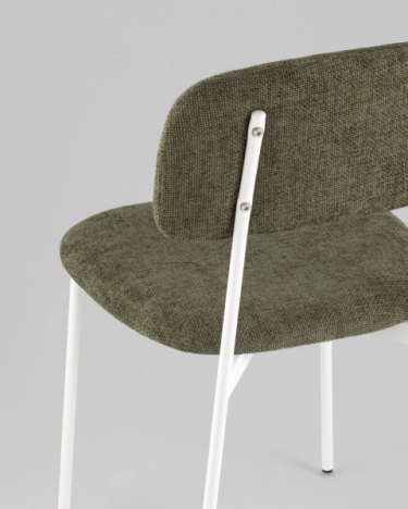 Стул Stool Group Chao зеленый белые ножки