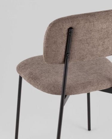 Стул Stool Group Chao коричневый черные ножки