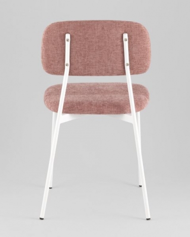 Стул Stool Group Chao розовый белые ножки