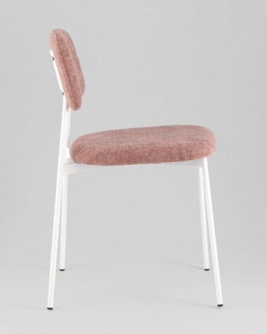 Стул Stool Group Chao розовый белые ножки