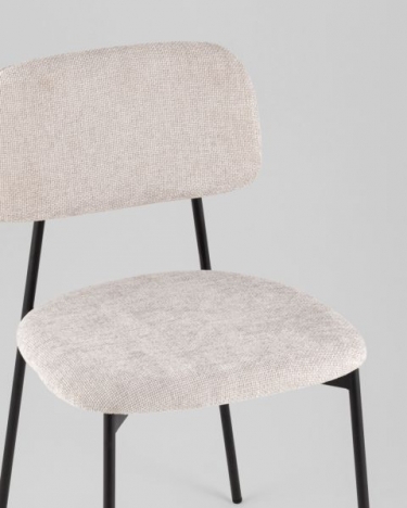 Стул Stool Group Chao светло-серый черные ножки