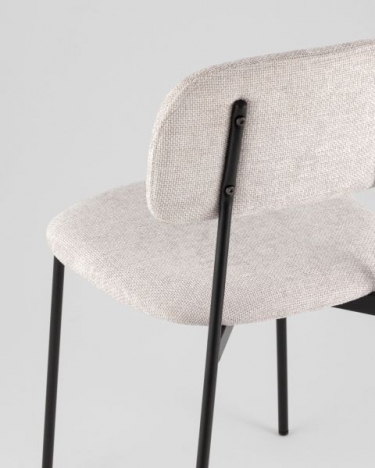 Стул Stool Group Chao светло-серый черные ножки