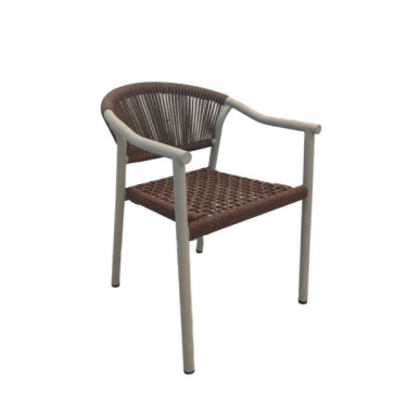 Стул Stool Group Syna коричневый бежевые ножки