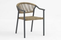 Стул Stool Group Syna светло-коричневый серые ножки