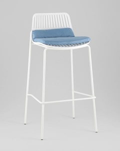 Стул барный Stool Group Louran с подушкой белый