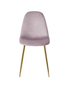 Стул Stool Group Валенсия SN велюр розовый золотые ножки