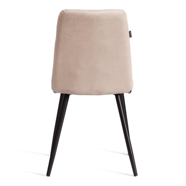 Стул обеденный Tetchair Asti велюр, молочный/черный, Porsche 2