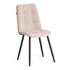 Стул обеденный Tetchair Asti велюр, молочный/черный, Porsche 2
