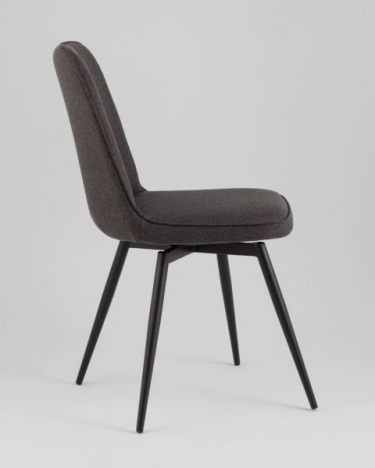 Стул Stool Group Flatt вращающийся темно-серый рогожка