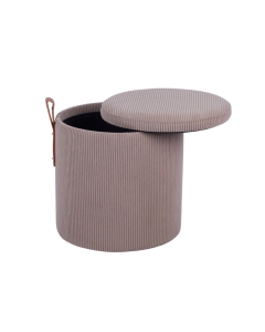 Пуф Stool Group Руни S с ящиком вельвет коричневый