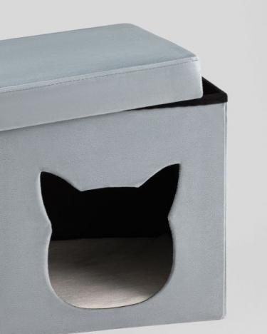 Пуф складной с ящиком Stool Group Store Pet бирюзовый