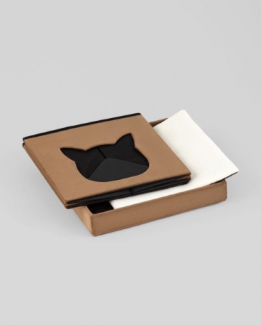 Пуф складной с ящиком Stool Group Store Pet коричневый