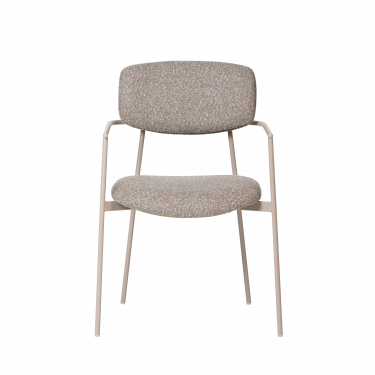 Стул Stool Group Doe коричневый бежевые ножки