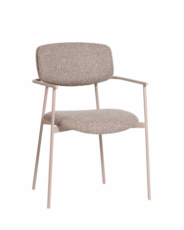 Стул Stool Group Doe коричневый бежевые ножки