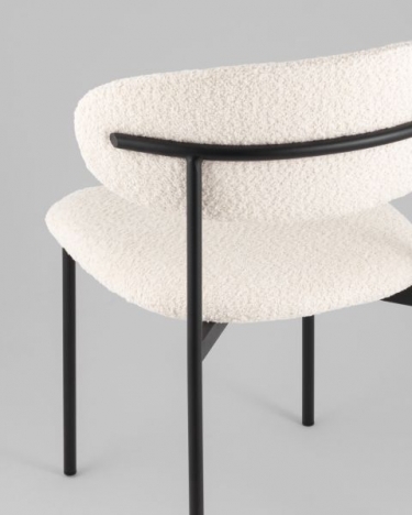 Стул Stool Group Sevyn букле молочный