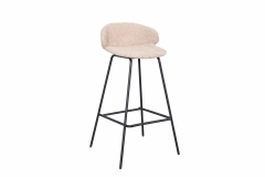 Стул барный Stool Group Nita букле кофейный