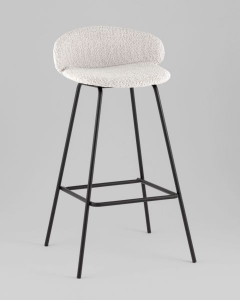 Стул барный Stool Group Nita букле светло-серый