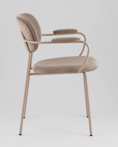 Стул Stool Group Кэрол коричневый бежевые ножки