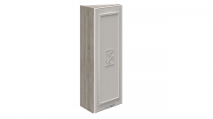 Шкаф навесной торцевой c декором Трия Сабрина ВТ_96-4045_1ДРД Кашемир