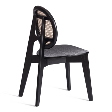 Стул Tetchair FENRIR дерево вяз, 42х45х85 см, черный