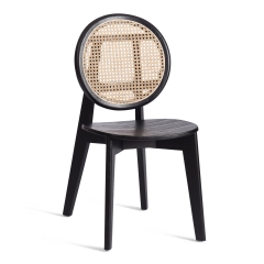 Стул Tetchair FENRIR дерево вяз, 42х45х85 см, черный