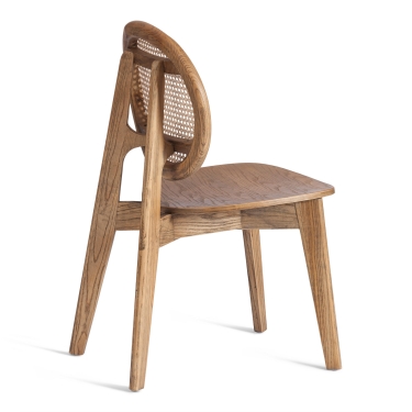 Стул Tetchair FENRIR дерево вяз, 42х45х85 см, Груша 3