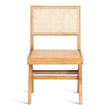 Стул Tetchair LOKI дерево вяз/ротанг, 51х44х86 см, Груша 3