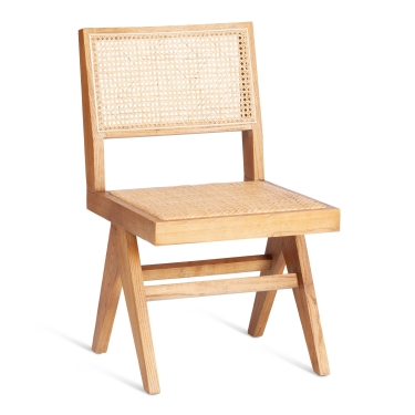 Стул Tetchair LOKI дерево вяз/ротанг, 51х44х86 см, Груша 3