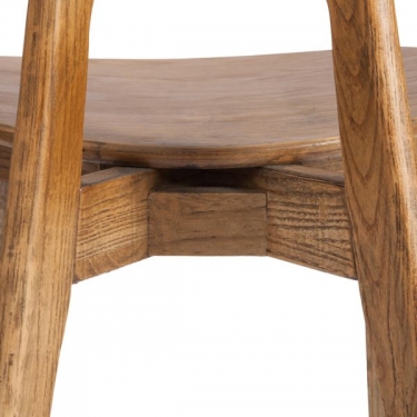 Стул Tetchair ODIN mod.XMS-CB2828 дерево вяз/ротанг, 42х45х78 см, Груша 3