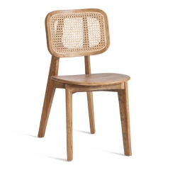 Стул Tetchair ODIN mod.XMS-CB2828 дерево вяз/ротанг, 42х45х78 см, Груша 3