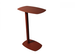 Журнальный столик Stool Group Eanna L металл красный