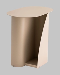 Журнальный столик Stool Group Yvaine металл бежевый