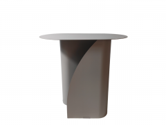 Журнальный столик Stool Group Yvaine металл темно-серый