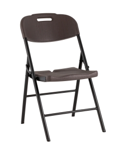 Стул складной Stool Group банкетный коричневый под дерево