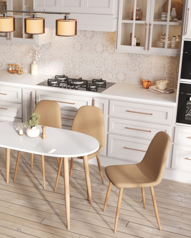 Стул Stool Group Валенсия SN NEW бежевый рогожка