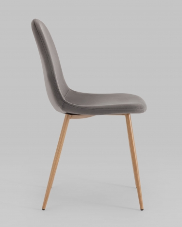 Стул Stool Group Валенсия SN NEW велюр антрацитовый ножки под дерево