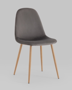 Стул Stool Group Валенсия SN NEW велюр антрацитовый ножки под дерево