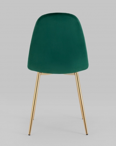 Стул Stool Group Валенсия SN NEW велюр зеленый золотые ножки