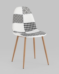 Стул Stool Group Валенсия SN NEW пэчворк черно-белая ткань