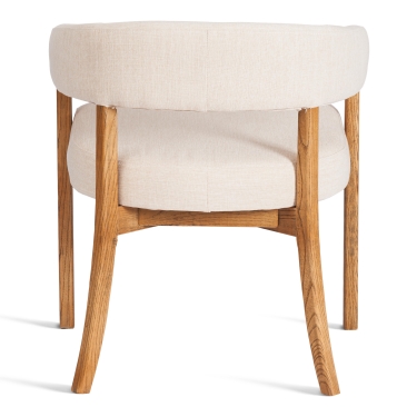 Стул Tetchair SURTUR дерево вяз/ткань лен, груша3/бежевый лен, 54х53х74 см